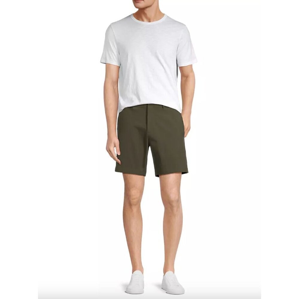 Theory Classic Fit Short Neoteric Pine Green Mens Size 34